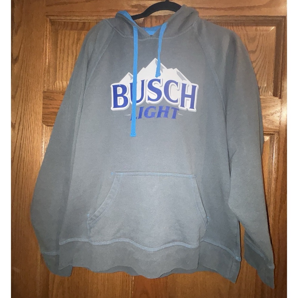 Busch Light Men's Hoodie Sweatshirt  L